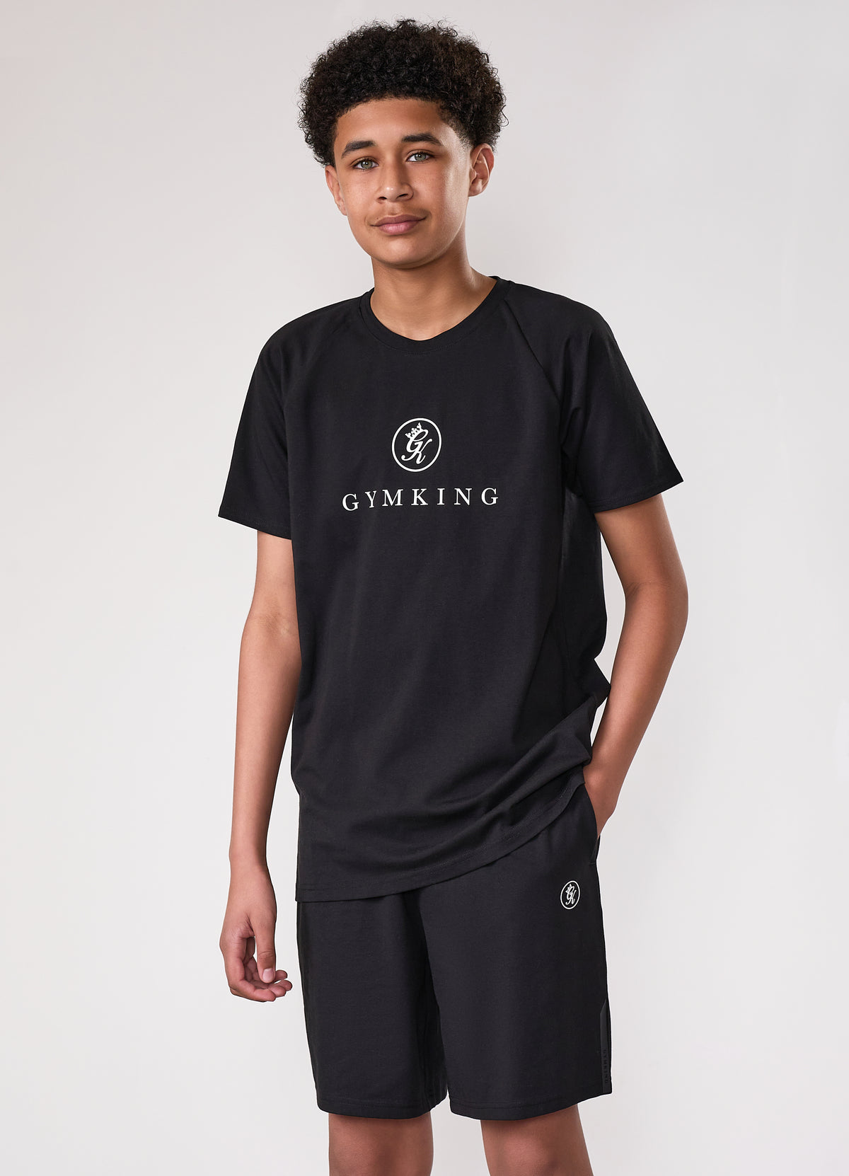 Gym King Older Kids Pro Tee - Black