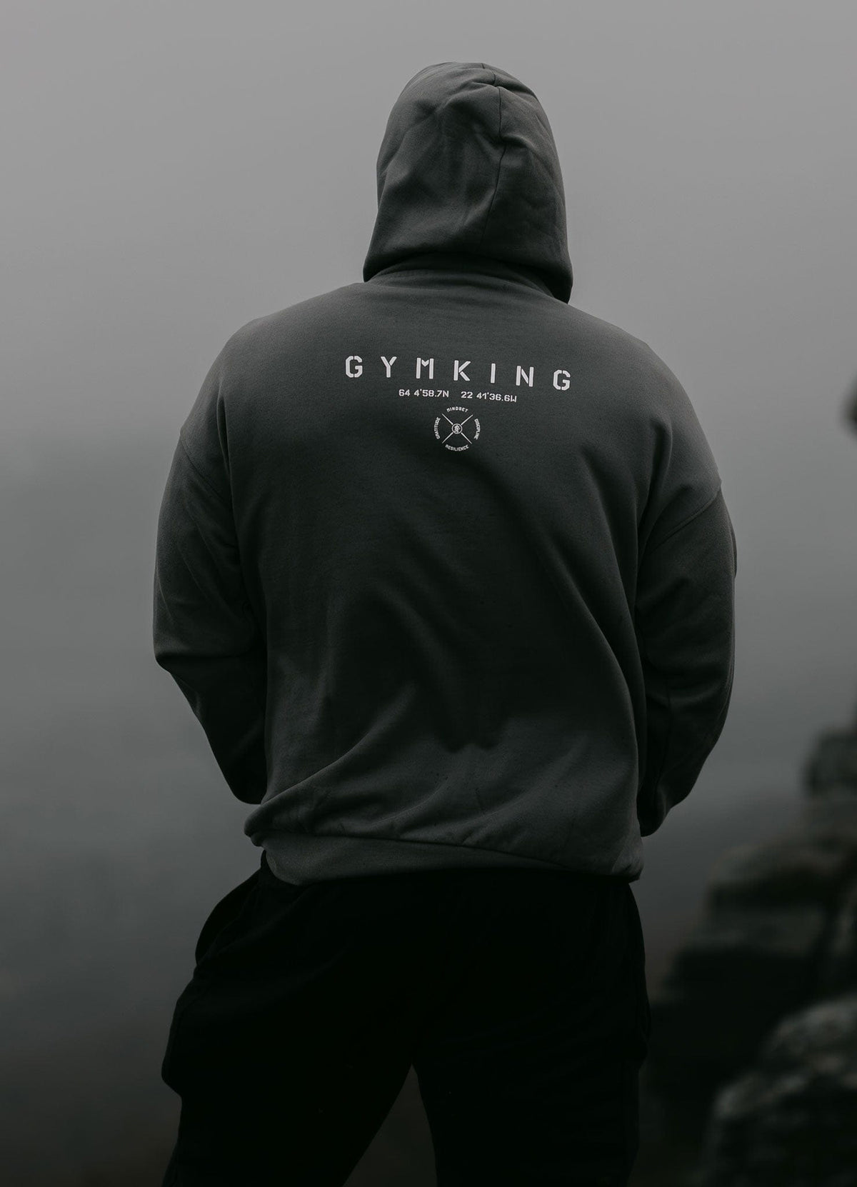 Gym King Stoic Esja Loopback Hoodie - Fossil Grey