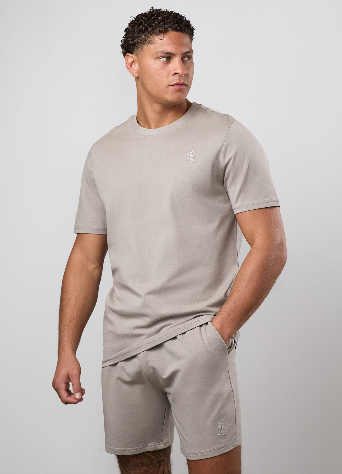 Gym King Victory Jersey T-Shirt - Taupe