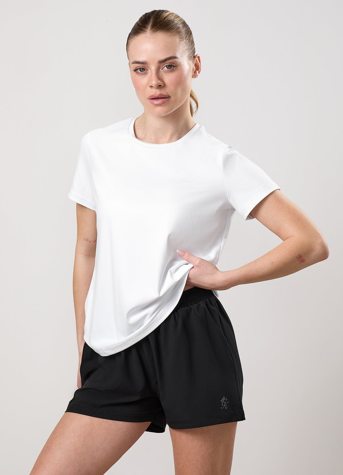 Gym King Victory Performance T-Shirt - White