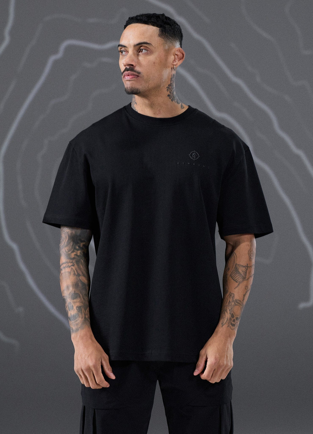 Gym King Rebellion Oblivion Jersey T-Shirt - Black
