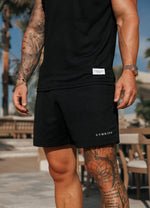 Gym King Brooklyn Mesh Short - Black/White thumbnail