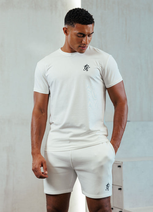 Gym King Fundamental Jersey T-Shirt - Cream