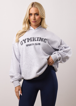 Gym King Synergy Oversized Hood - Snow Marl thumbnail