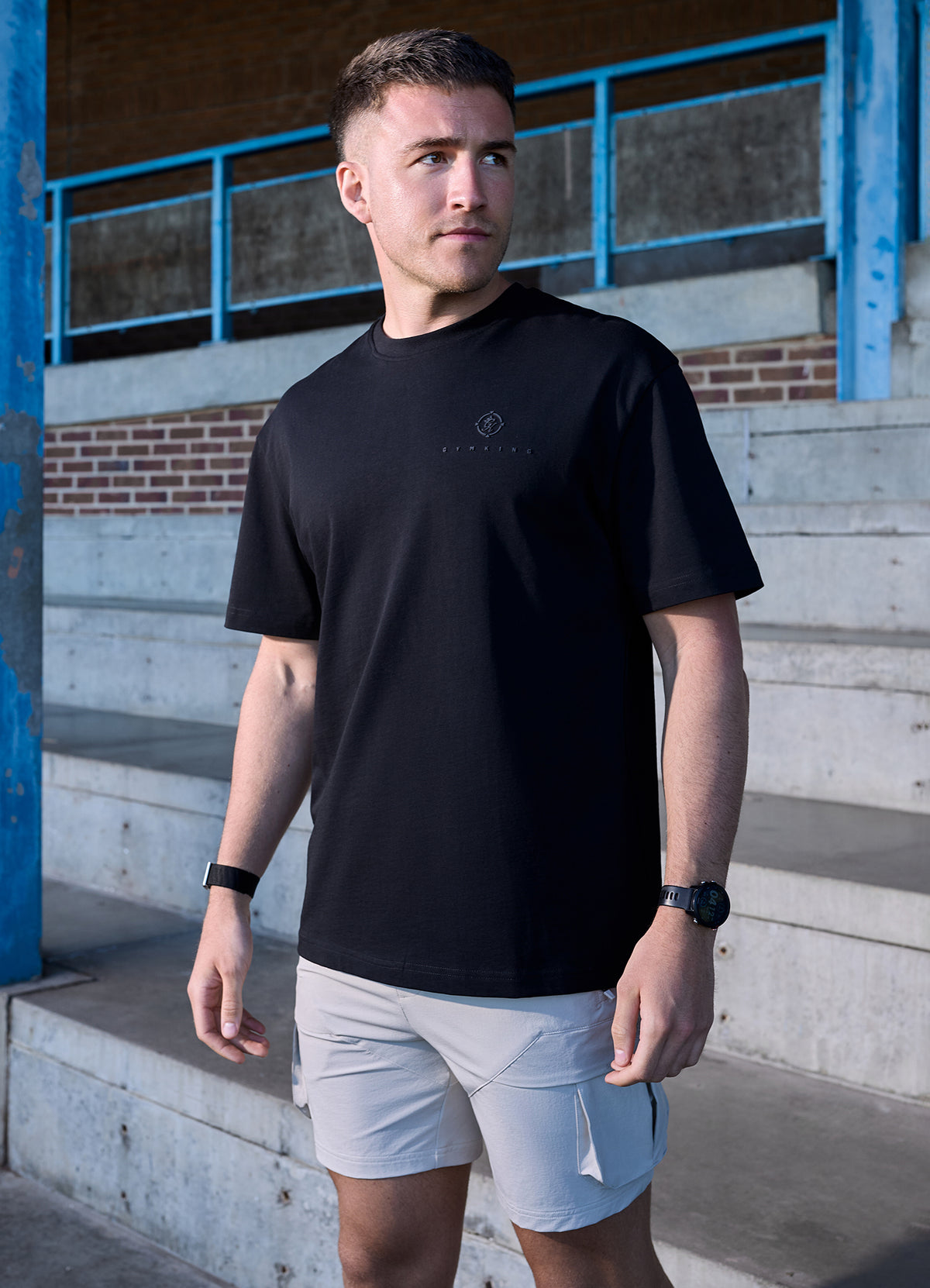 Gym King Rebellion Oblivion Jersey T-Shirt - Black