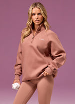 Gym King 365 Raglan Sleeve Funnel - Pale Chestnut thumbnail