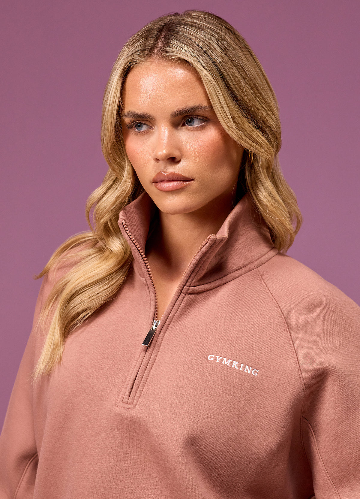 Gym King 365 Raglan Sleeve Funnel - Pale Chestnut