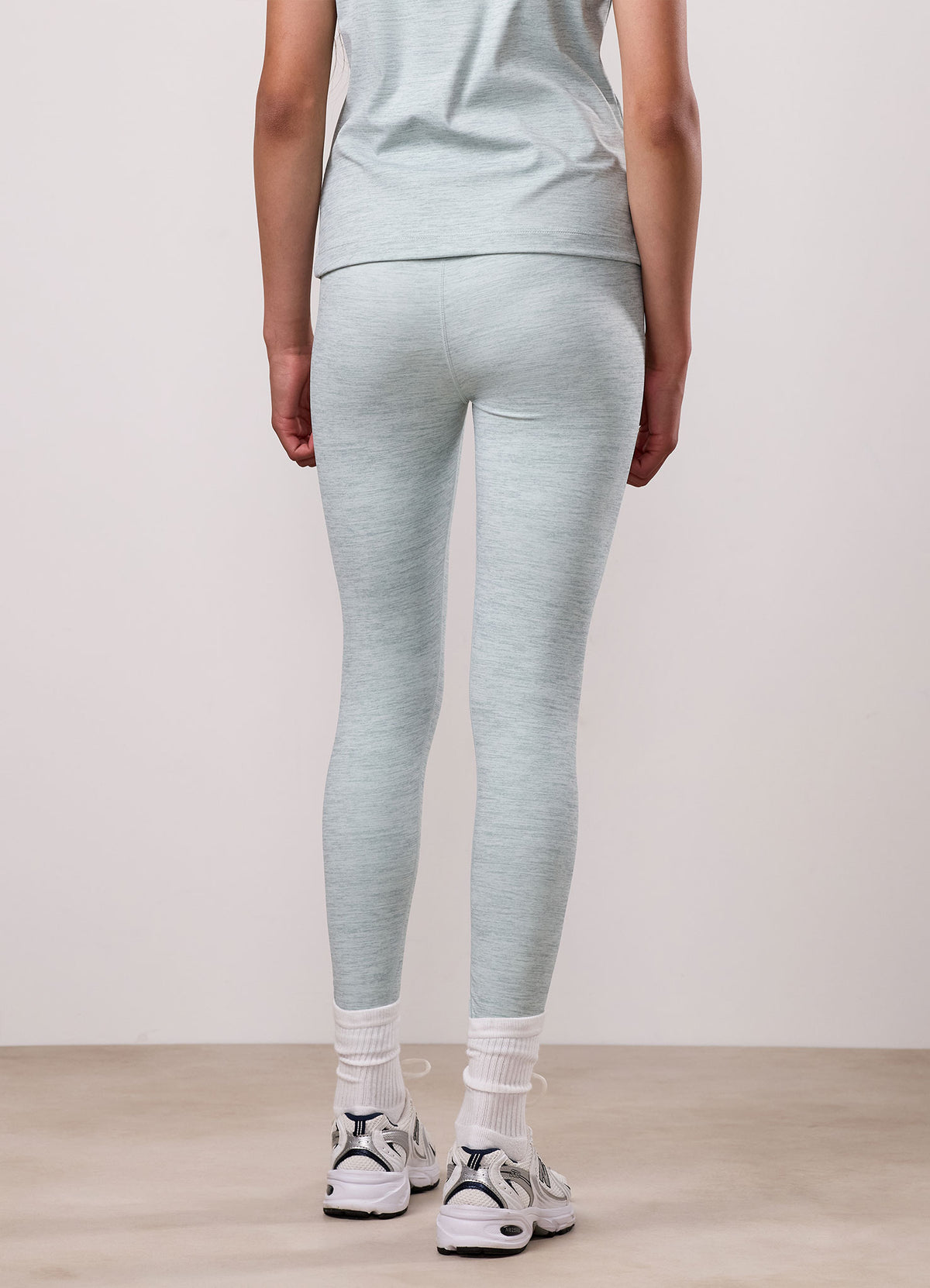 Gym King Older Kids 365 Legging - Green Mist Grindle