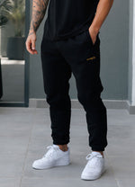 Gym King Established Relaxed Fit Jogger - Black/Gold thumbnail
