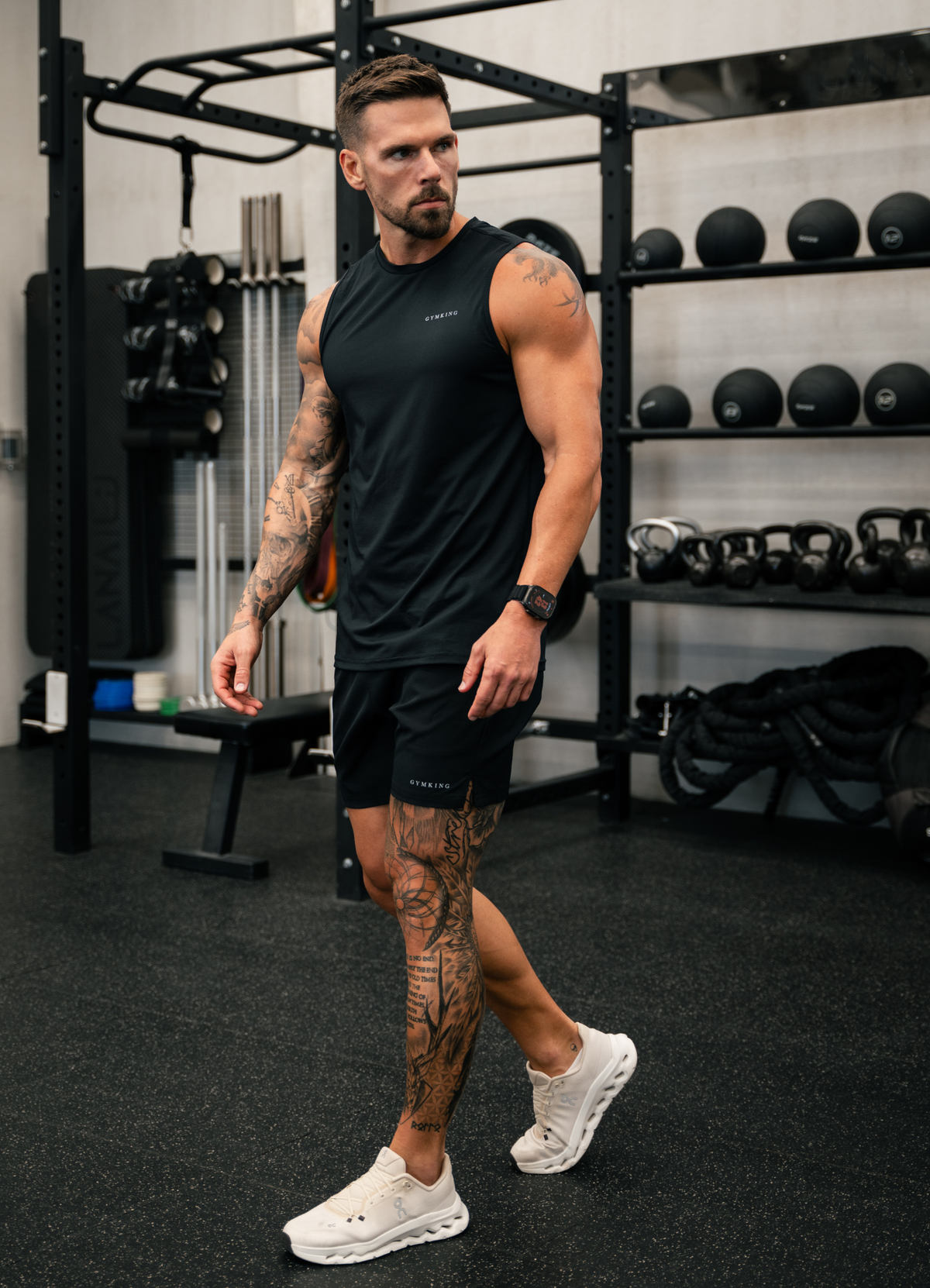 Gym King Energise Vest - Zwart