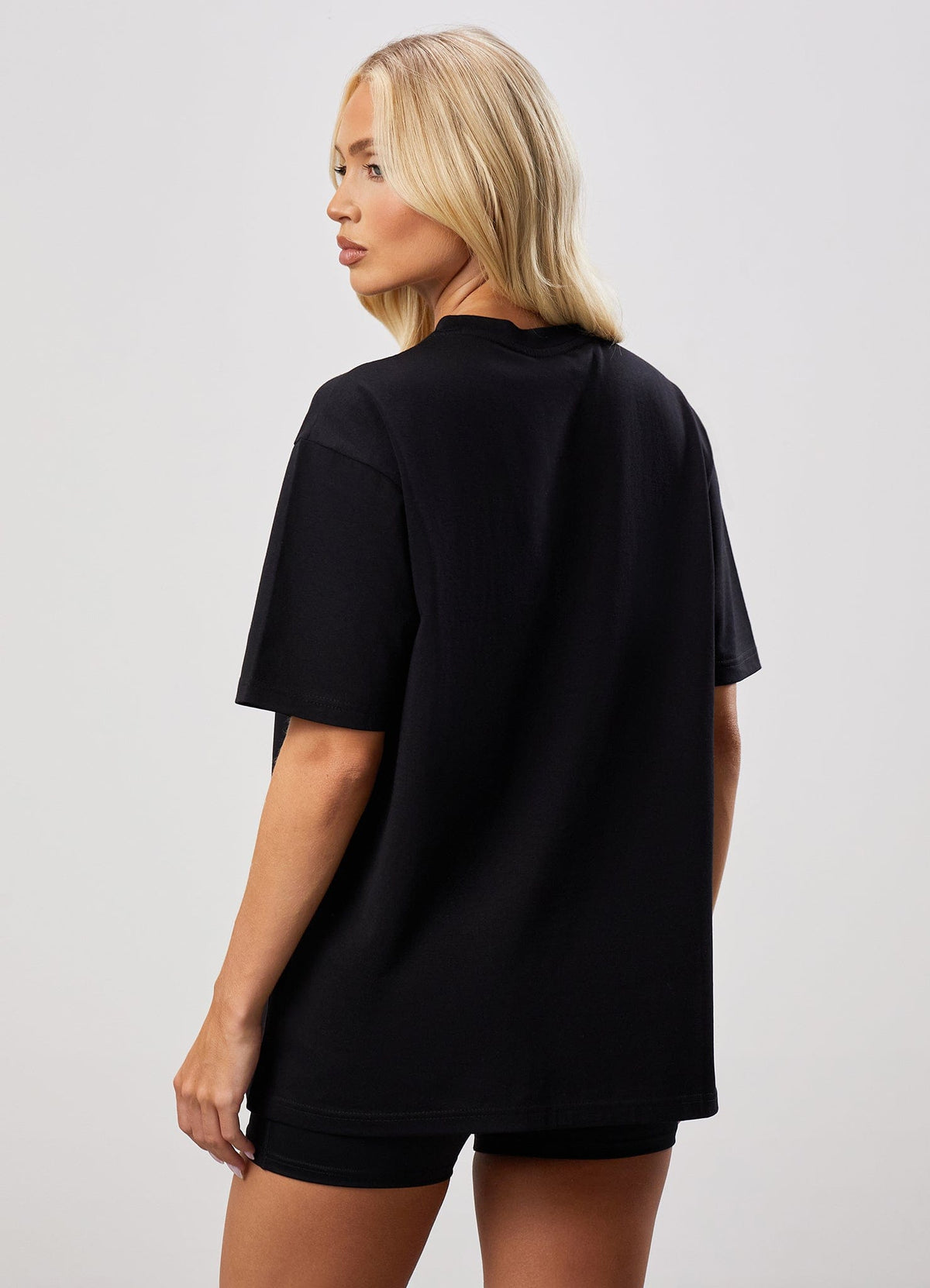 Gym King Boyfriend T-Shirt - Black