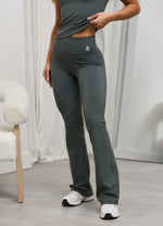 Gym King 365 Flared Yoga Legging - Green Smoke thumbnail