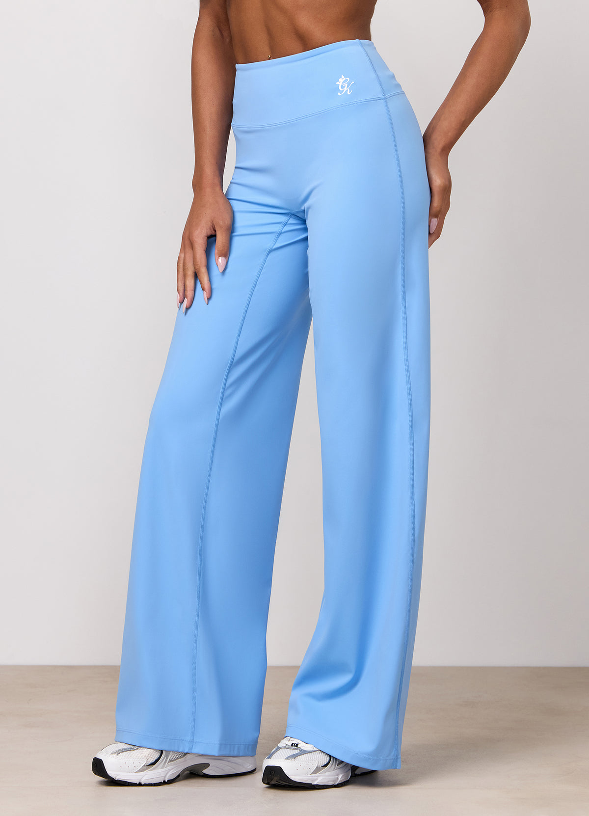 Gym King 365 Lightweight Straight Leg Yoga Pant - Blue Cotton