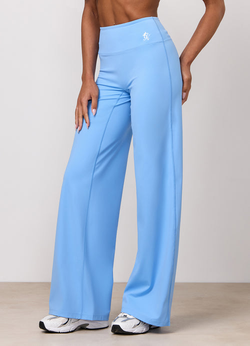 Gym King 365 Lightweight Straight Leg Yoga Pant - Blue Cotton