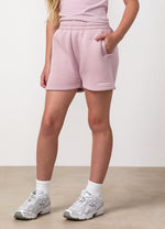 Gym King Older Kids 365 Fleece Short - Muted Mauve thumbnail
