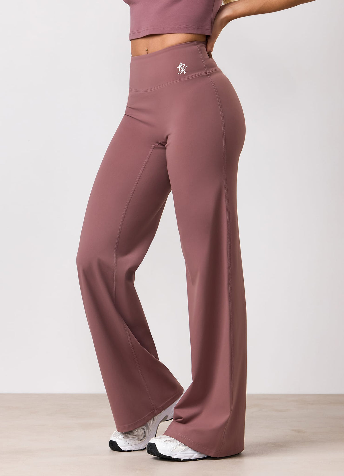 Gym King 365 Straight Leg Yoga Pant Petite - Brown Plum