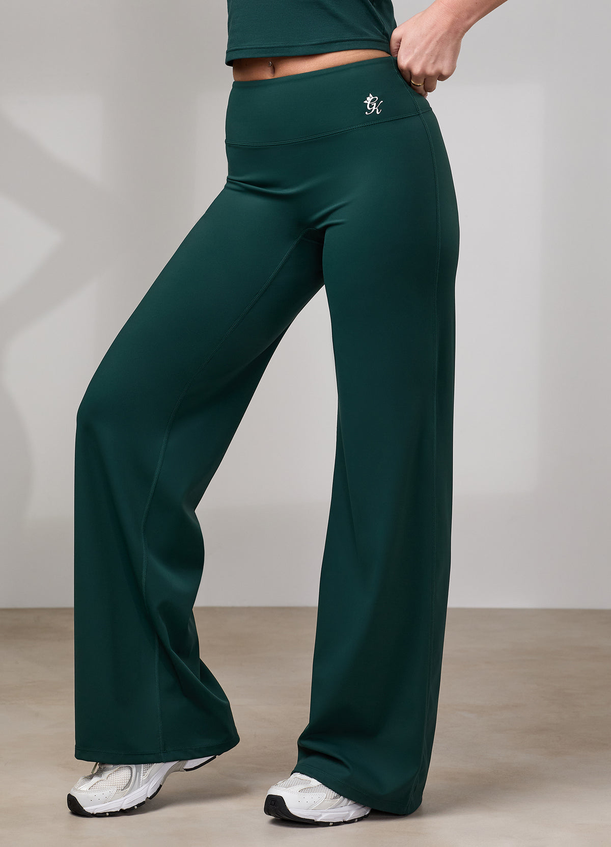 Gym King 365 Straight Leg Yoga Pant- Deep Forest Green
