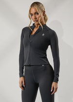 Gym King 365 Full Zip Funnel - Oyster Grey thumbnail