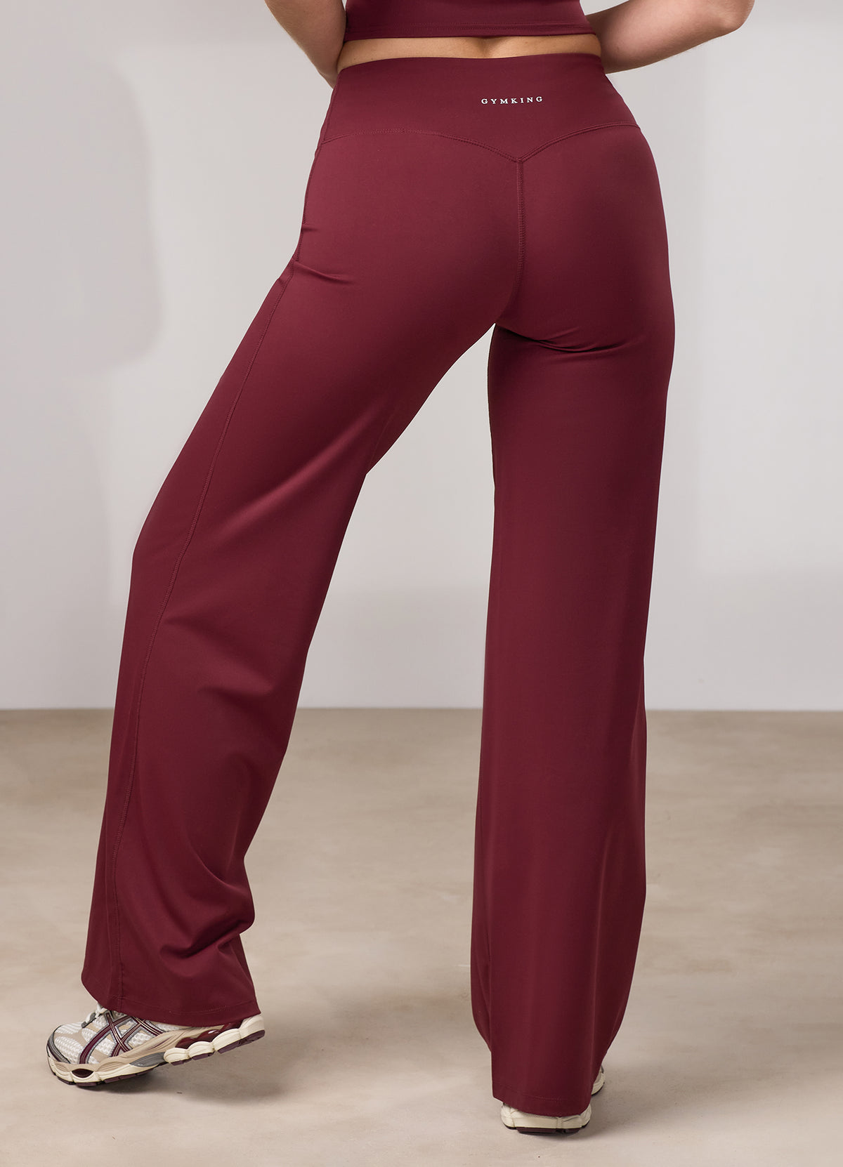 Gym King 365 Straight Leg Yoga Pant- Deep Cherry
