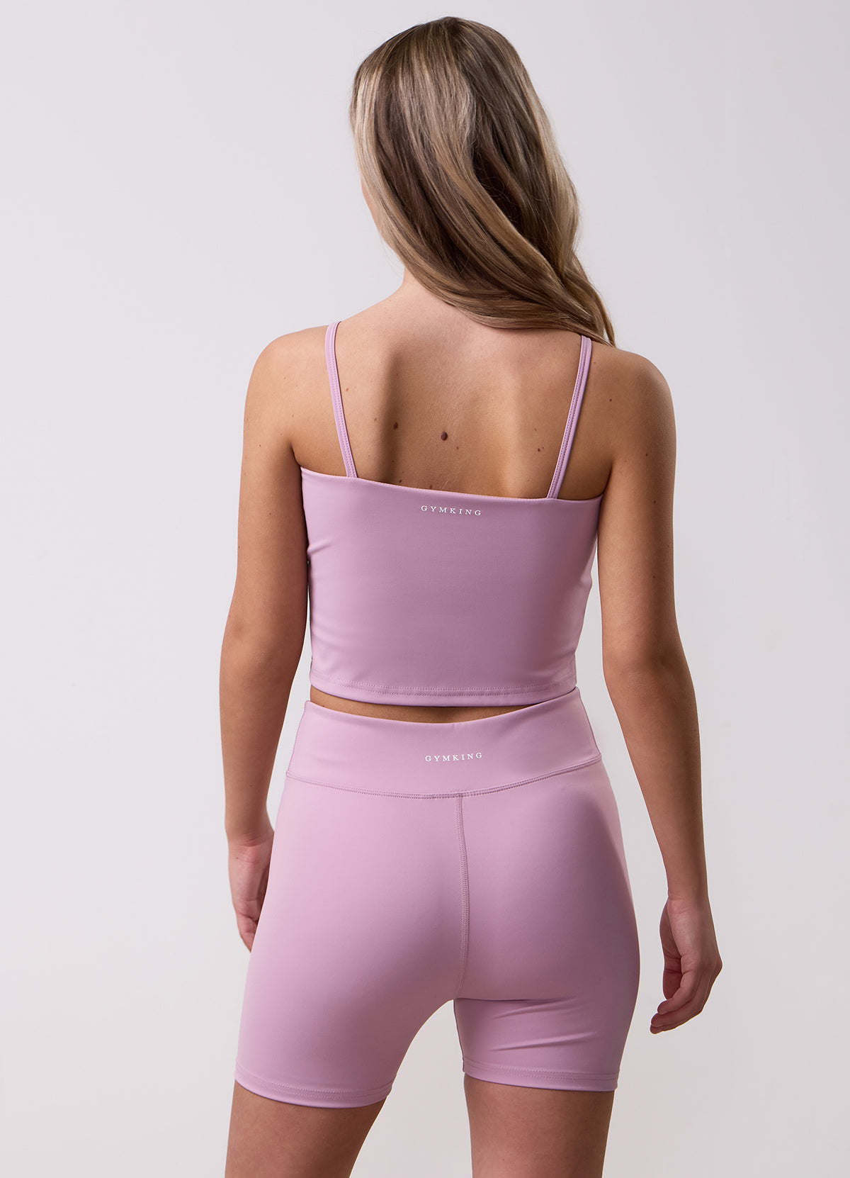 Gym King Older Kids 365 Long Line Tank - Dusky Mauve