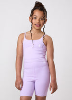 Gym King Older Kids 365 Long Line Tank - Hyacinth thumbnail