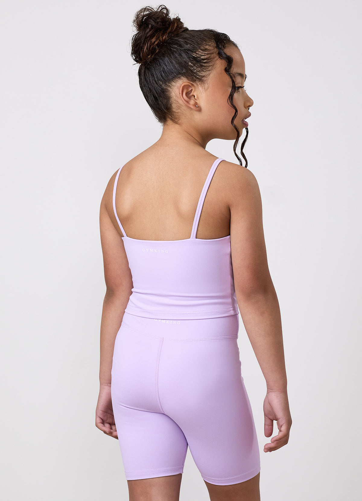 Gym King Older Kids 365 Long Line Tank - Hyacinth