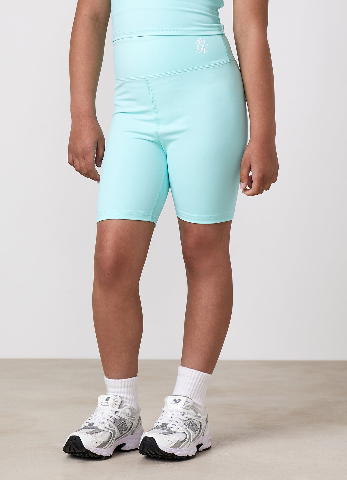 Gym King Older Kids 365 5" Short - Pale Turquoise