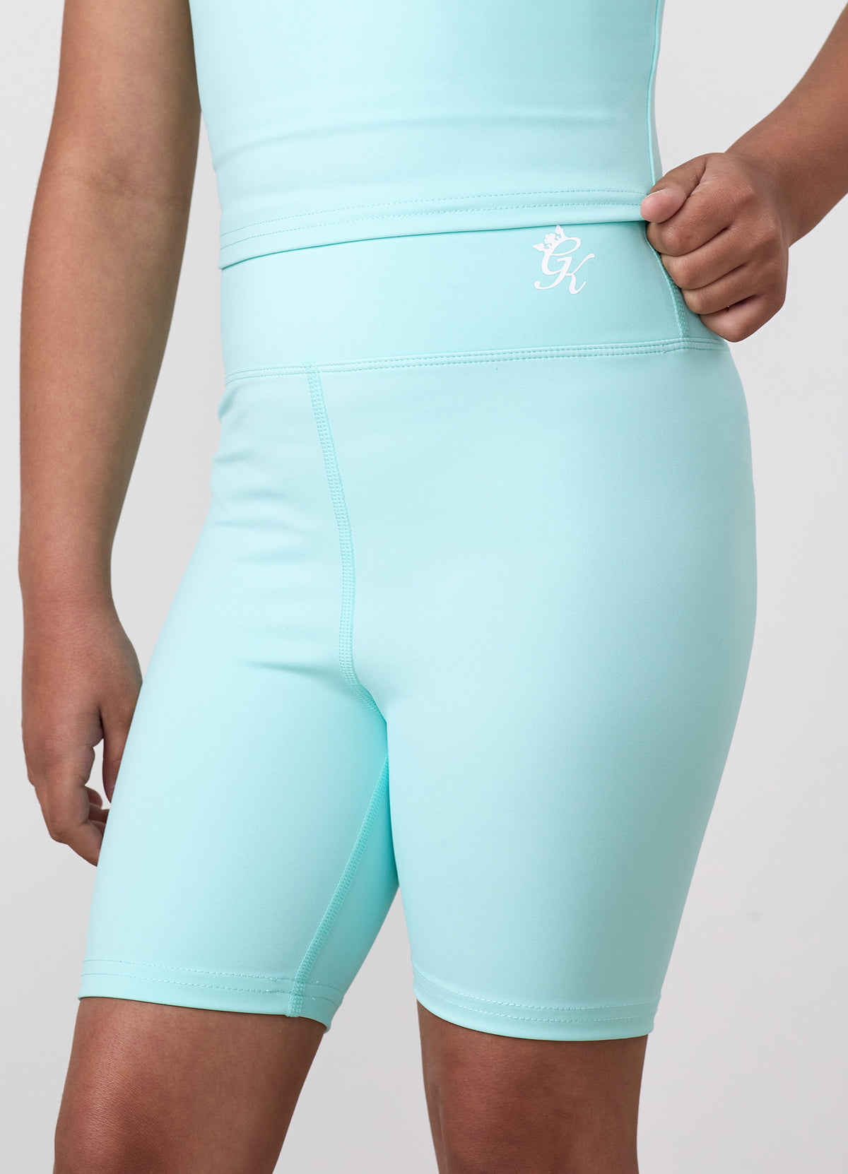 Gym King Older Kids 365 5" Short - Pale Turquoise