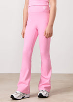 Gym King Kids 365 Flared Leggings - Candy Pink thumbnail