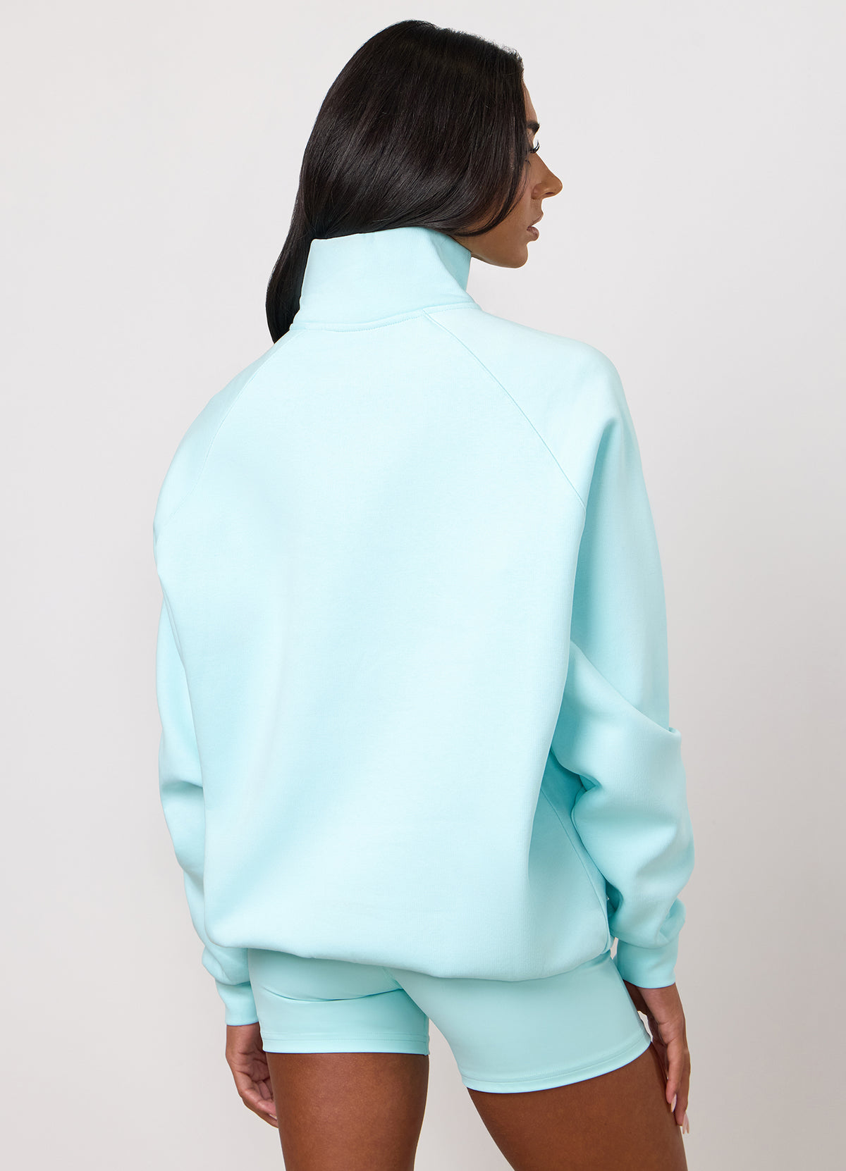 Gym King 365 Raglan Sleeve Funnel - Pale Turquoise