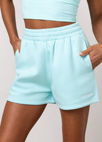 Gym King 365 Fleece Short - Pale Turquoise thumbnail