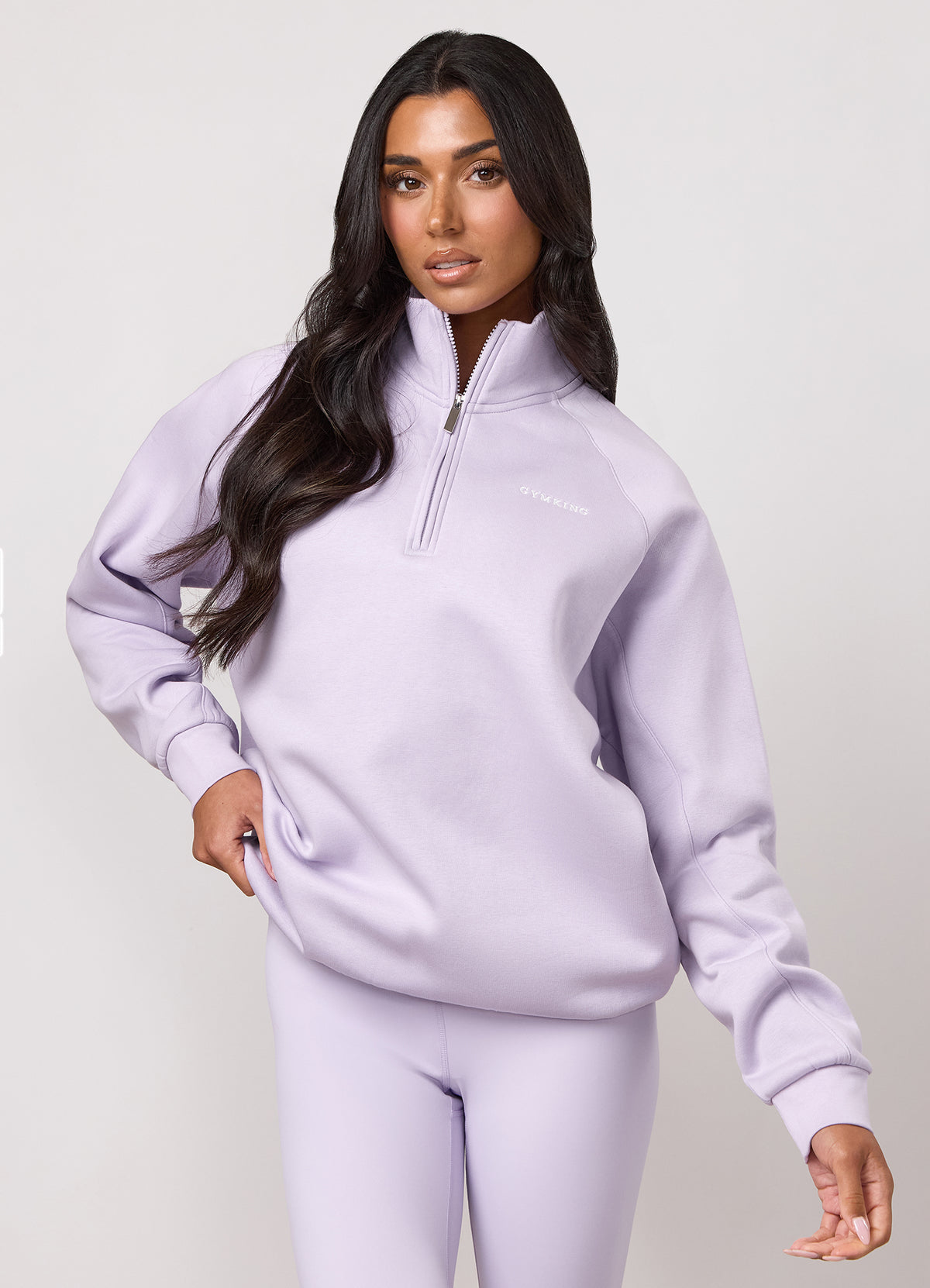 Gym King 365 Raglan Sleeve Funnel - Hyacinth