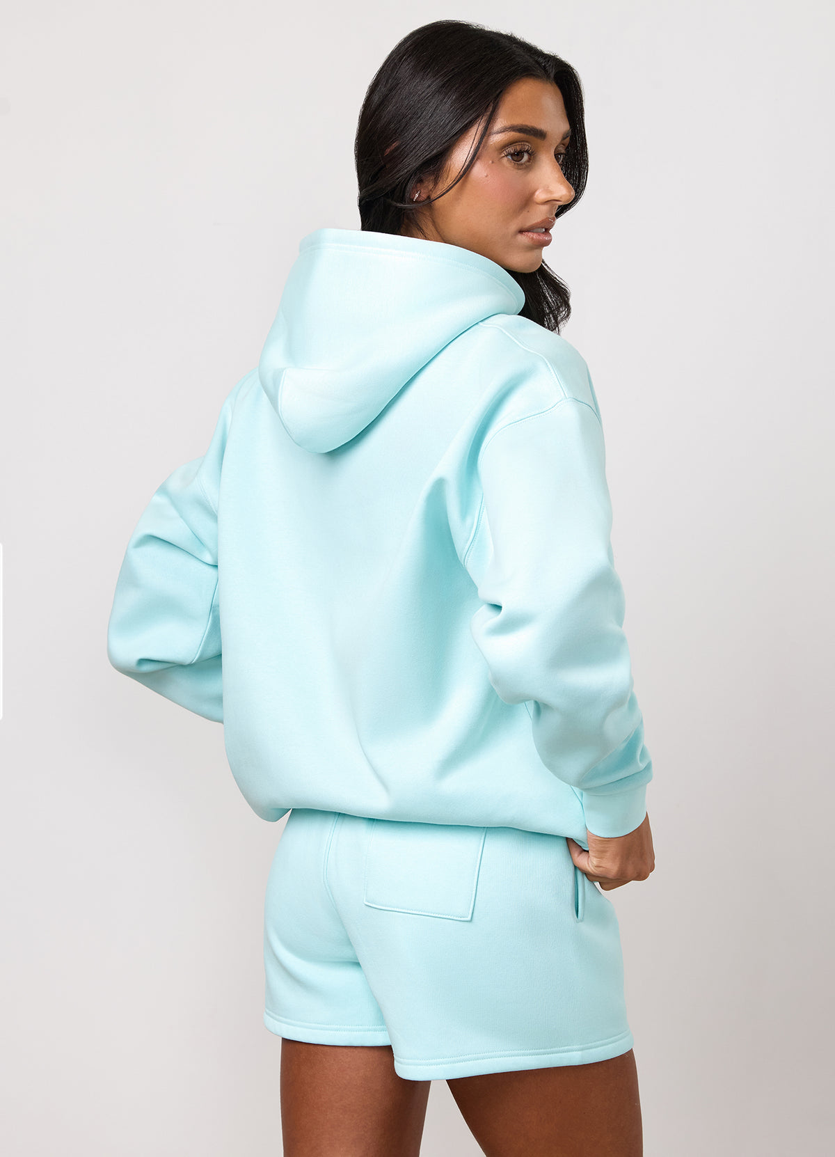 Gym King 365 Hoodie met relaxte pasvorm - Lichtturkoois