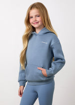 Gym King Older Kids 365 Relaxed Fit Hoodie - Faded Indigo thumbnail