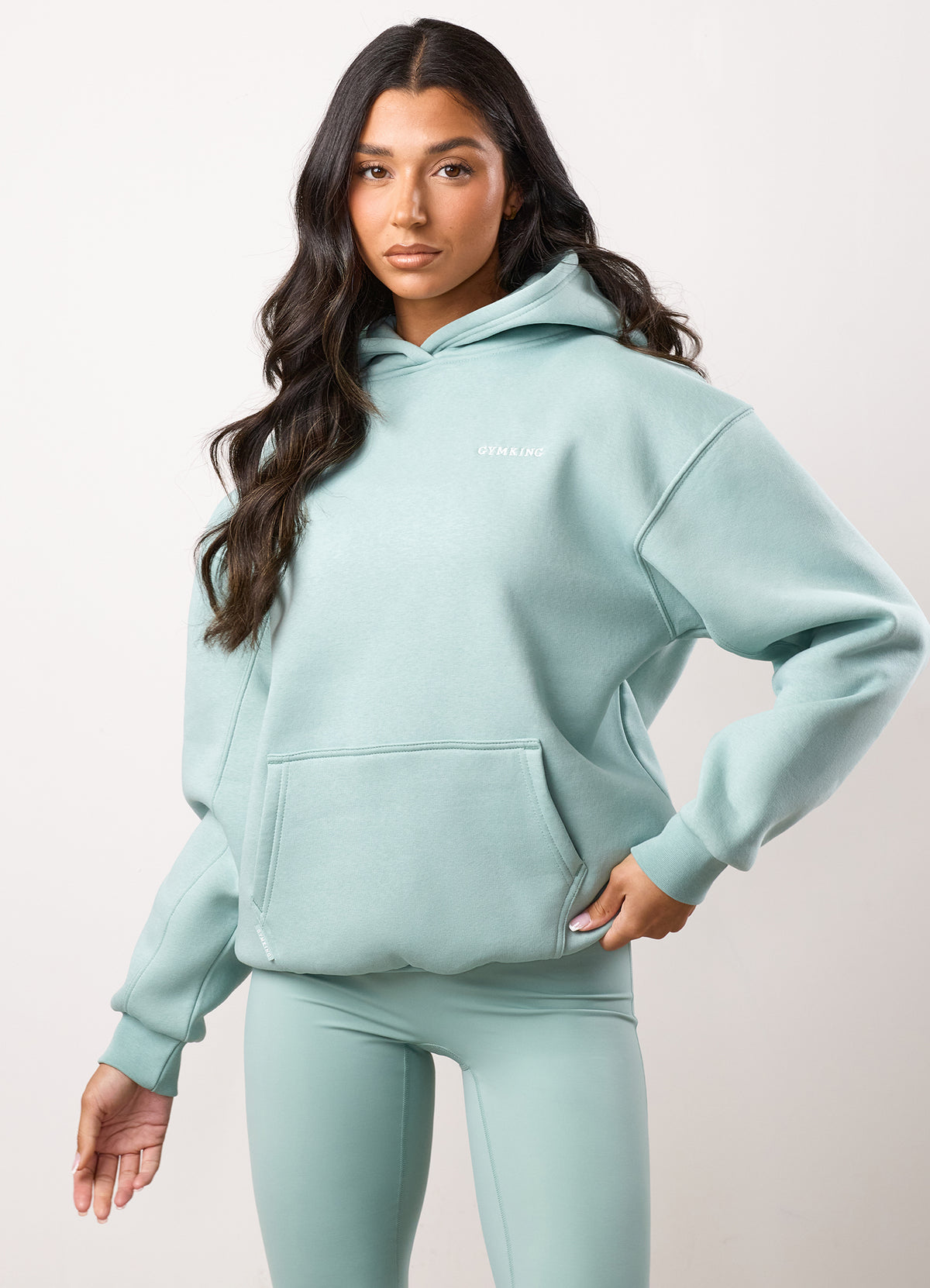 Gym King 365 Relaxed Fit-hoodie - Green Mist