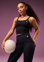 Gym King 365 Long Line Tank - Black thumbnail