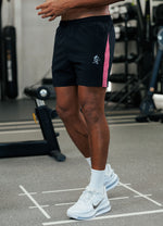 Gym King Energy Space Dye Short - Black/Hot Pink Multi thumbnail