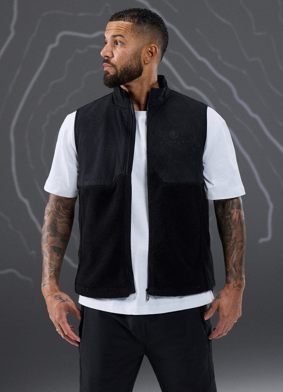 Gym King Rebellion Response Borg Gilet - Black
