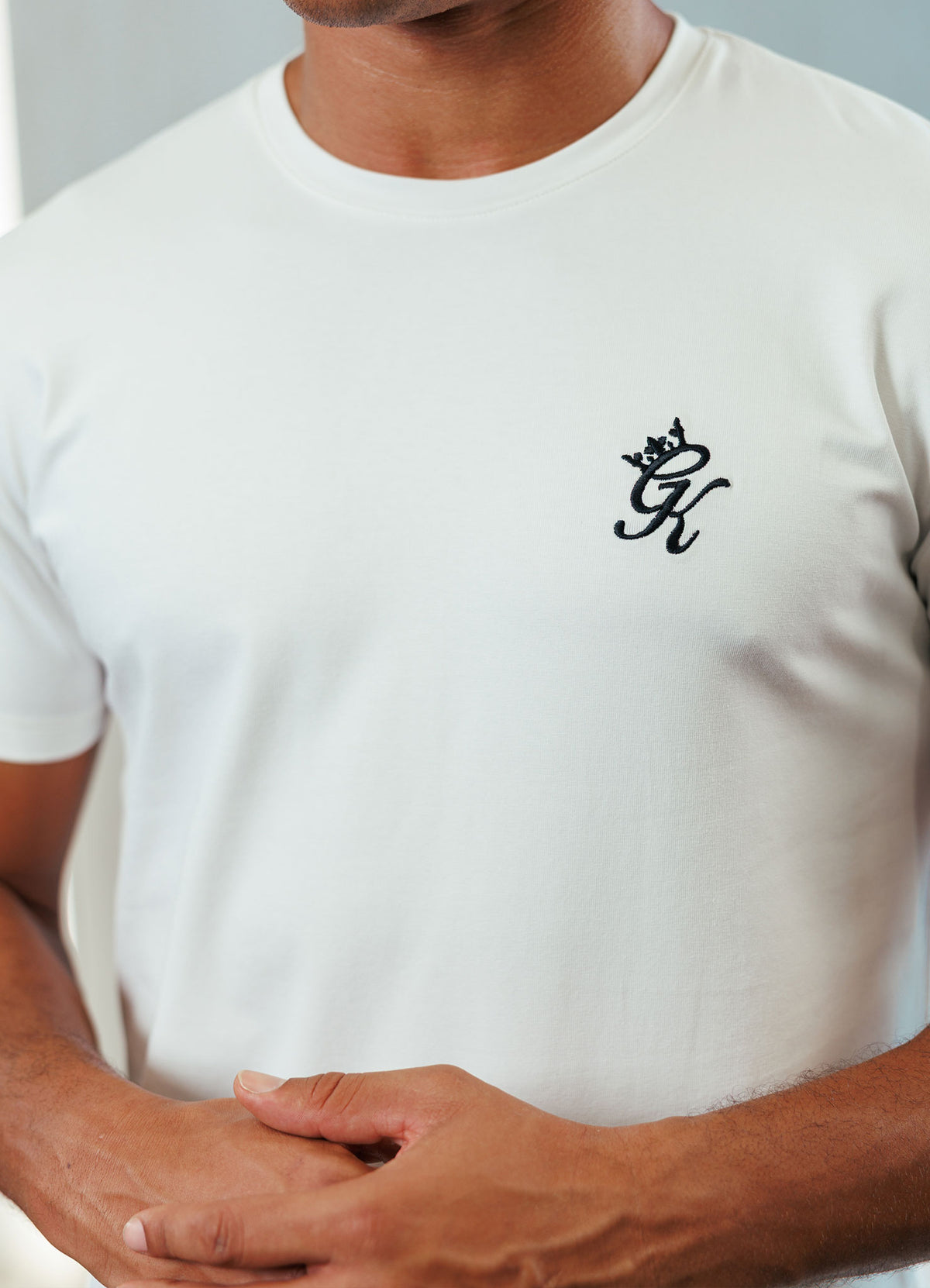 Gym King Fundamental Jersey T-Shirt - Cream