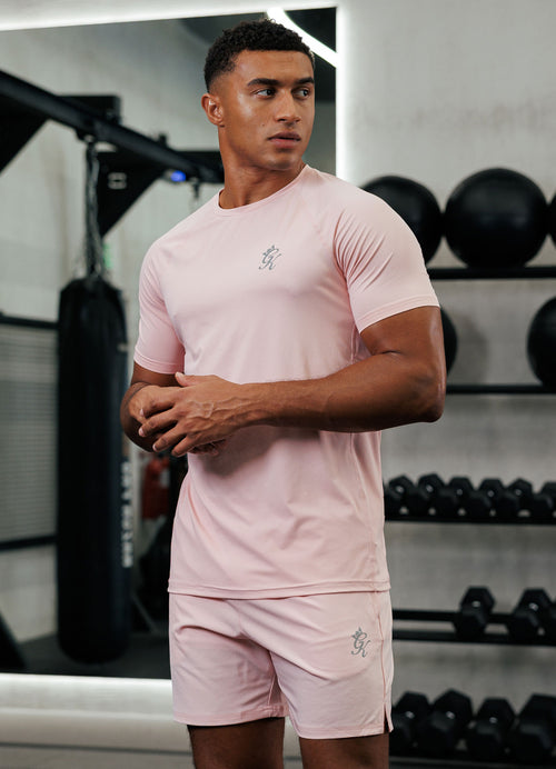 Gym King Energy T-shirt - Lichtroze