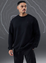 Gym King Rebellion Ambush Loopback Crew - Black thumbnail