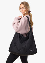 GKW Quilted Tote Bag - Black thumbnail