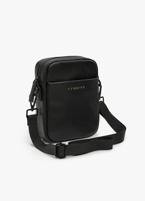 Gym King Crossbodytas met reliëf - Zwart