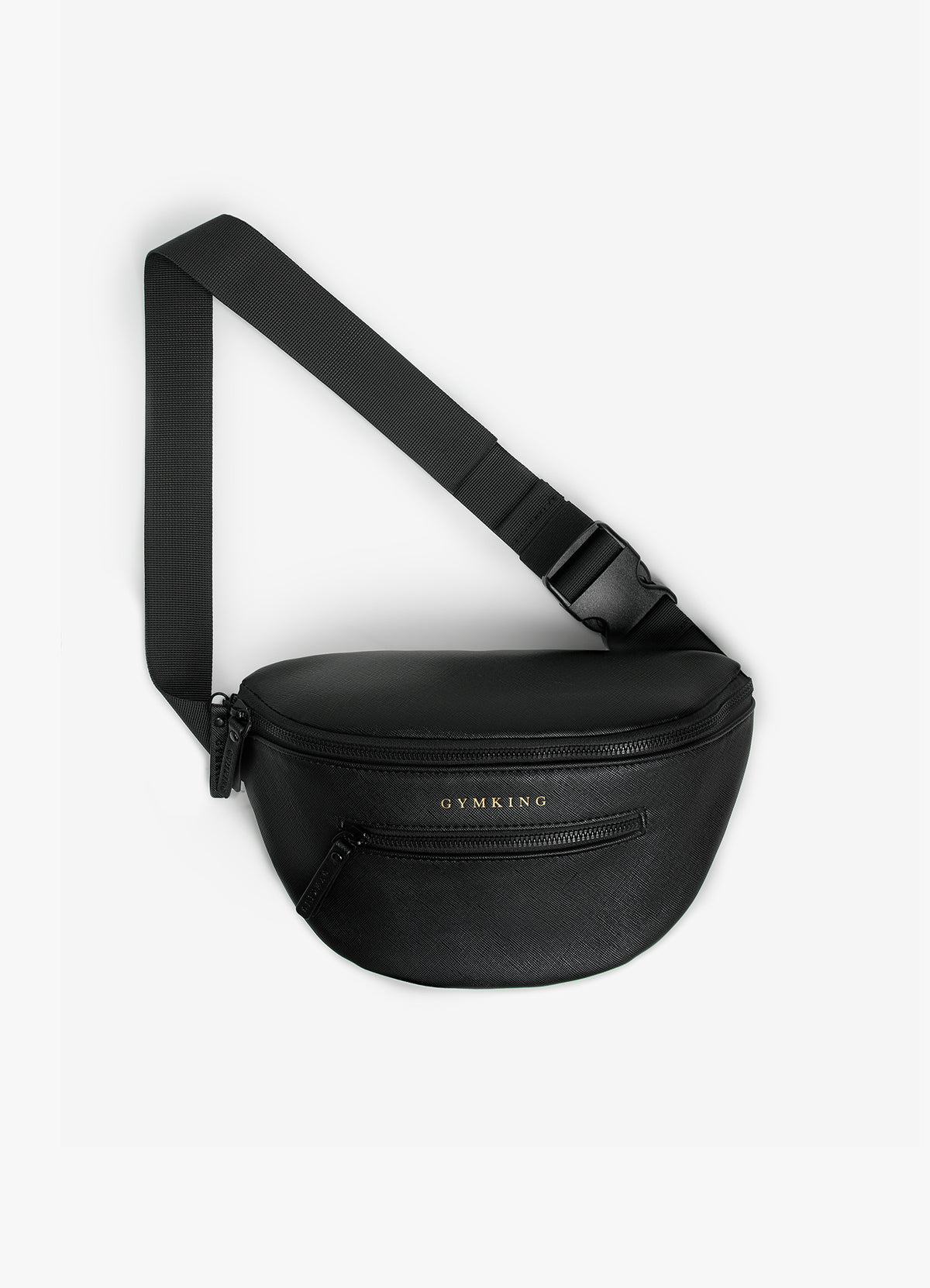 Gym King Debossed Belt Bag - Black