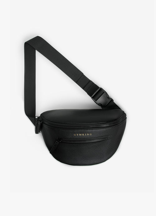 Gym King Debossed Belt Bag - Black