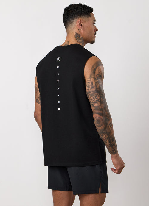 Gym King Apex jersey vest - Zwart