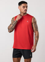 Gym King Apex Performance Vest - Signaalrood (miniatuurafbeelding)