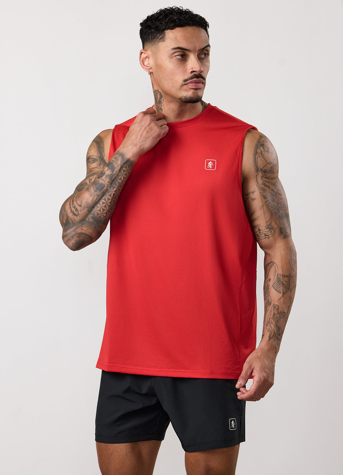 Gym King Apex Performance-vest - Signaalrood