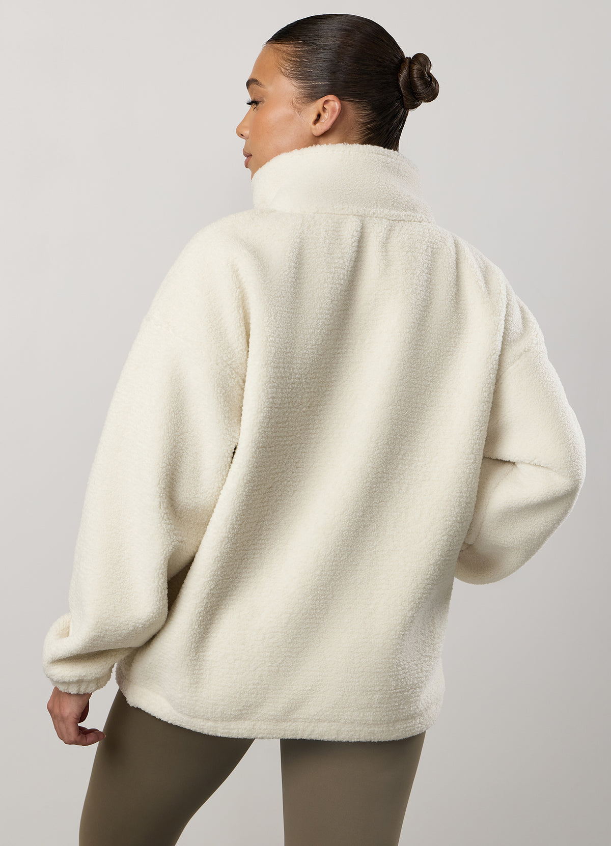 Gym King Borg Full Zip - Cream