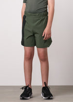 Gym King Older Kids Fight Division Combat Short - Deep Olive thumbnail